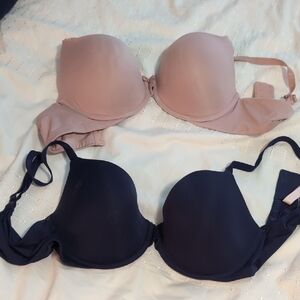 Victoria's Secret Black and Tan Bra Intimates & Sleepwear